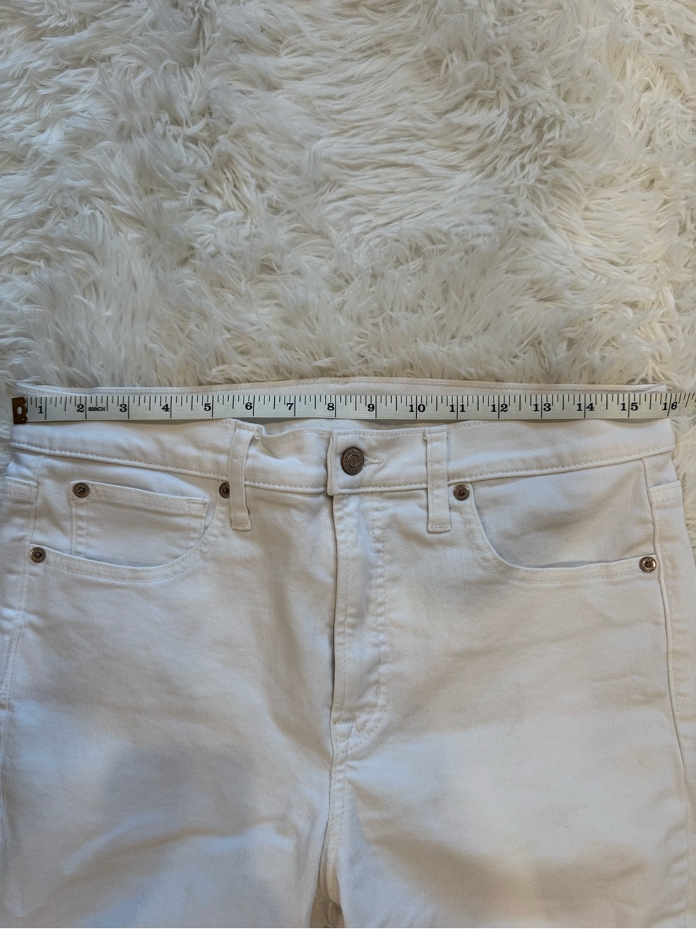 Gap High Rise White Skinny Jeans - Picture 7 of 7